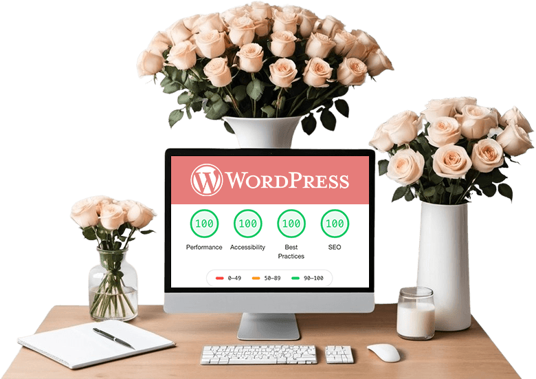 mary eltresse wordpress optimization lighthouse score